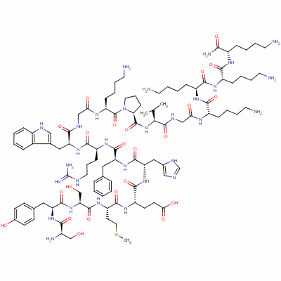 可达克肽结构式_22572-04-9结构式
