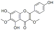 5,7,4’-三羟基-3,6-二甲氧基黄酮结构式_22697-65-0结构式