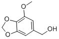 7-甲氧基-1,3-苯并二氧化物-5-甲醇结构式_22934-59-4结构式