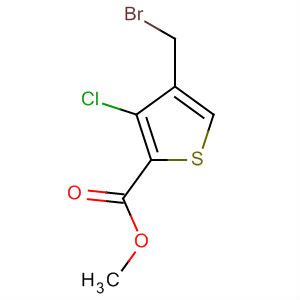 4-溴甲基-3-氯噻吩-2-羧酸甲酯结构式_229342-84-1结构式
