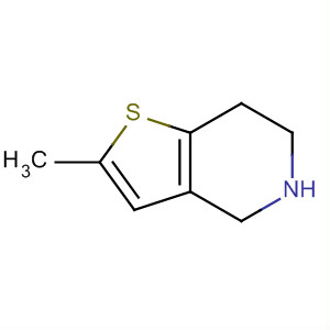 2-甲基-4,5,6,7-四氢噻吩并[3,2-c]吡啶结构式_230301-75-4结构式