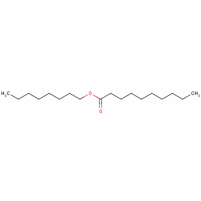 癸酸辛酯结构式_2306-92-5结构式