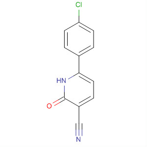 6-(4-氯苯基)-1,2-二氢-2-氧代-3-吡啶甲腈结构式_23148-51-8结构式