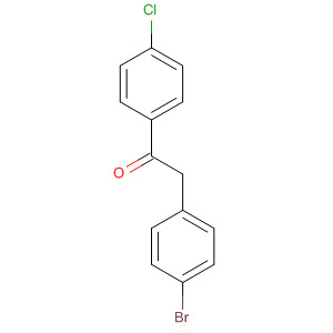 2-(4-溴苯基)-1-(4-氯苯基)乙酮结构式_23566-00-9结构式