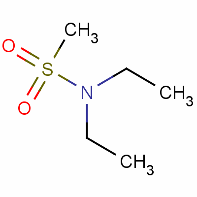 N,N-二乙基甲烷磺酰胺结构式_2374-61-0结构式