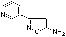 3-(3-吡啶基)-5-异恶唑胺结构式_23821-38-7结构式
