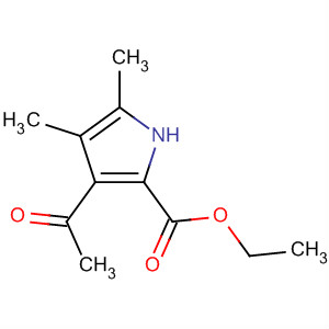 2,3-二甲基-4-乙酰基-5-乙氧基羰基吡咯结构式_2386-32-5结构式