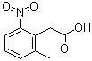 2-(2-甲基-6-硝基苯基)乙酸结构式_23876-18-8结构式