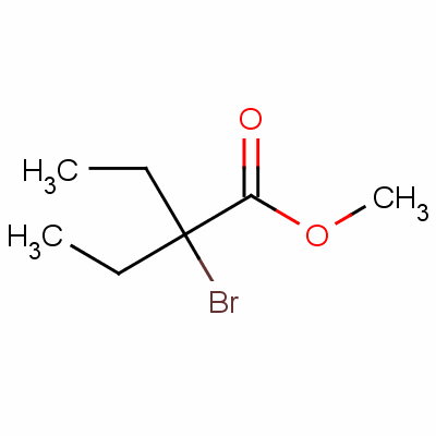 2-溴-2-乙基丁酸甲酯结构式_2399-18-0结构式
