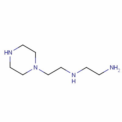 N-[2-(1-哌嗪)乙基]乙烯二胺结构式_24028-46-4结构式
