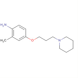 2-甲基-4-(3-(哌啶-1-基)丙氧基)苯胺结构式_24085-55-0结构式