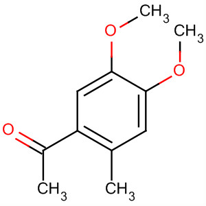 1-(4,5-二甲氧基-2-甲基苯基)乙酮结构式_24186-66-1结构式