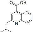 2-(2-甲基丙基)-4-喹啉羧酸结构式_24260-31-9结构式