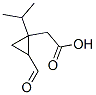 (9ci)-2-甲酰基-1-(1-甲基乙基)-环丙烷乙酸结构式_244793-47-3结构式