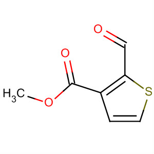 2-甲酰基噻吩-3-羧酸甲酯结构式_24647-82-3结构式