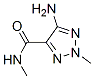 5-氨基-n,2-二甲基-2H-1,2,3-噻唑-4-羧酰胺结构式_24660-62-6结构式