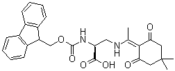 Fmoc-l-dap(dde)-oh结构式_247127-51-1结构式