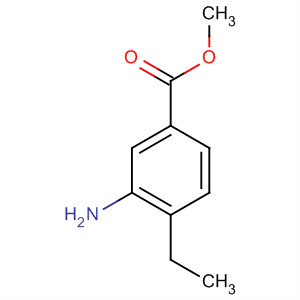 3-氨基-4-乙基苯甲酸甲酯结构式_24812-93-9结构式