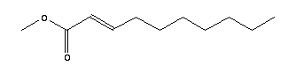 2-癸酸甲酯结构式_2482-39-5结构式