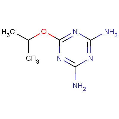 2,4-二氨基-6-异丙氧基-1,3,5-三嗪结构式_24860-40-0结构式