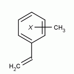 乙烯基甲苯单体结构式_25013-15-4结构式