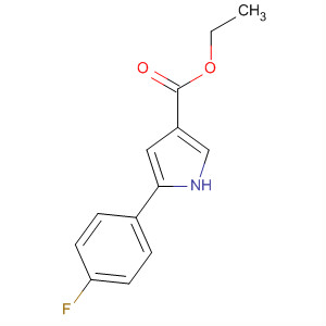 5-(4-氟苯基)-1H-吡咯-3-羧酸乙酯结构式_250213-74-2结构式