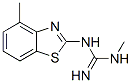(8ci)-1-甲基-3-(4-甲基-2-苯并噻唑)-胍结构式_25039-64-9结构式