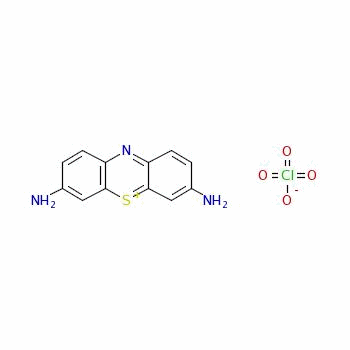 3,7-二氨基吩噻嗪-5-鎓高氯酸盐结构式_25137-58-0结构式