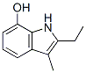 (8ci)-2-乙基-3-甲基-吲哚-7-醇结构式_25158-25-2结构式