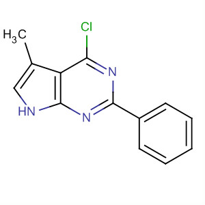 4-氯-5-甲基-2-苯基-7h-吡咯并[2,3-d]嘧啶结构式_251947-08-7结构式