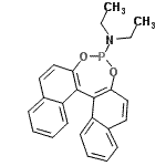 (S)-(+)-(3,5-二氧-4-磷环烷[2,1-A;3,4-A]4-二萘基)二乙基胺结构式_252288-04-3结构式