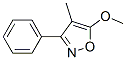 5-甲氧基-4-甲基 -3-苯基异噁唑结构式_25632-75-1结构式