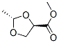 (8ci)-2-甲基-,甲酯,反式-()-1,3-二氧戊环-4-羧酸结构式_25687-55-2结构式