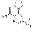 3-(1-吡咯烷)-5-(三氟甲基)吡啶-2-氨基甲酰胺结构式_257287-82-4结构式