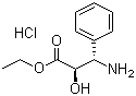 (2R,3s)-3-苯基异丝氨酸乙酯盐酸盐结构式_257947-33-4结构式