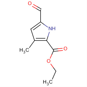 5-甲酰基-3-甲基-1H-吡咯-2-羧酸乙酯结构式_26018-30-4结构式