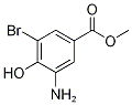 3-氨基-5-溴-4-羟基苯甲酸甲酯结构式_260249-10-3结构式