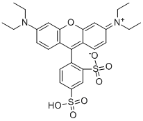 磺酰罗丹明B结构式_2609-88-3结构式