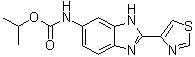 2-(噻唑-4-基)-3H-苯并[d]咪唑-5-氨基甲酸异丙酯结构式_26097-80-3结构式