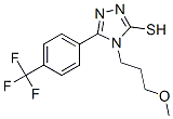 4-(3-甲氧基丙基)-5-[4-(三氟甲基)苯基]-4H-1,2,4-噻唑-3-硫醇结构式_261965-18-8结构式