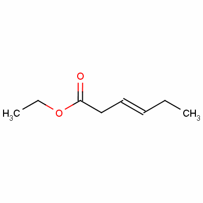 3-己烯酸乙酯结构式_26553-46-8结构式