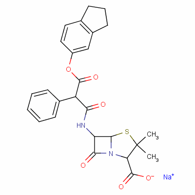 卡茚西林结构式_26605-69-6结构式