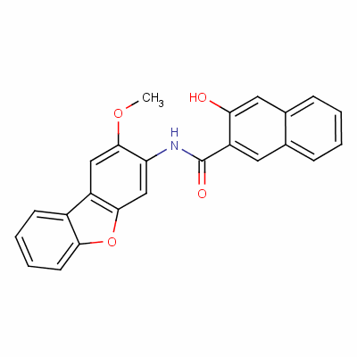 3-羟基-n-(2-甲氧基二苯并呋喃-3-基)-2-萘甲酰胺结构式_2672-81-3结构式