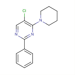 5-氯-2-苯基-4-哌啶-1-基-嘧啶结构式_26740-79-4结构式