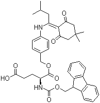 Fmoc-glu(odmab)-oh结构式_268730-86-5结构式