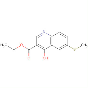 4-羟基-6-(甲基硫代)喹啉-3-羧酸乙酯结构式_26893-09-4结构式