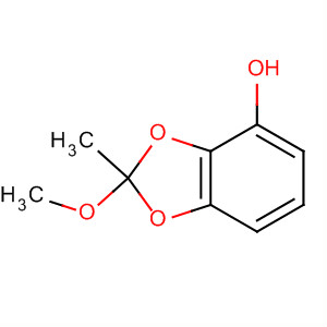 2-甲氧基-2-甲基-1,3-苯并二氧代l-4-醇结构式_27648-85-7结构式