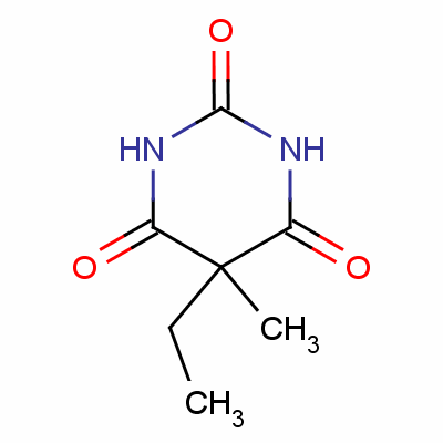 5-乙基-5-甲基-2,4,6(1H,3h,5h)-嘧啶三酮结构式_27653-63-0结构式