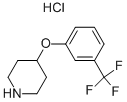 4-(3-三氟甲基苯氧基)-哌啶盐酸盐结构式_28033-33-2结构式