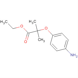 2-(4-氨基苯氧基)-2-甲基丙酸乙酯结构式_28048-87-5结构式
